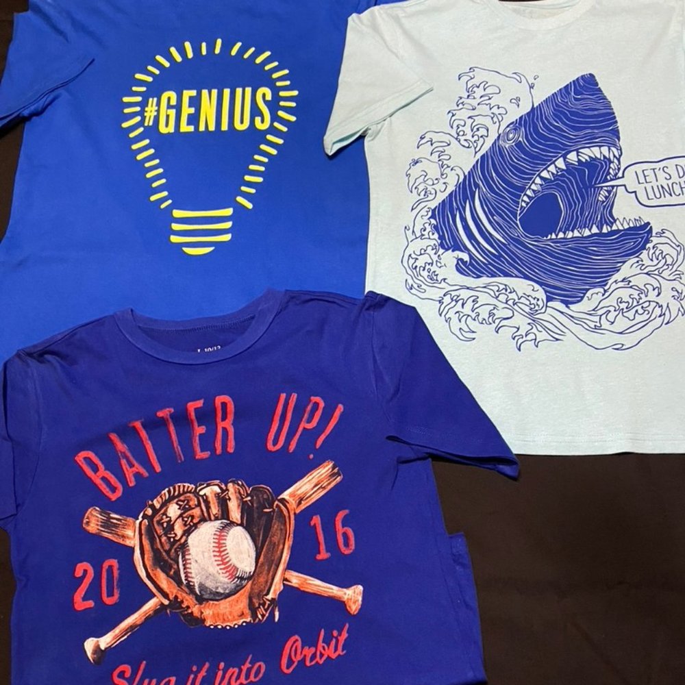 Children's Place Boy's Large (10/12)T - Shirts